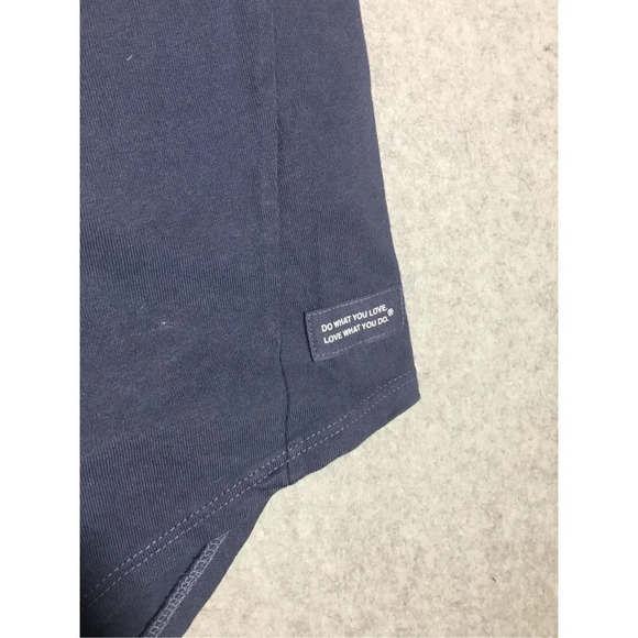 Womens Life is Good Tank Top Size Small Supermom Mom Mother Navy Blue Cotton - Picture 3 of 5